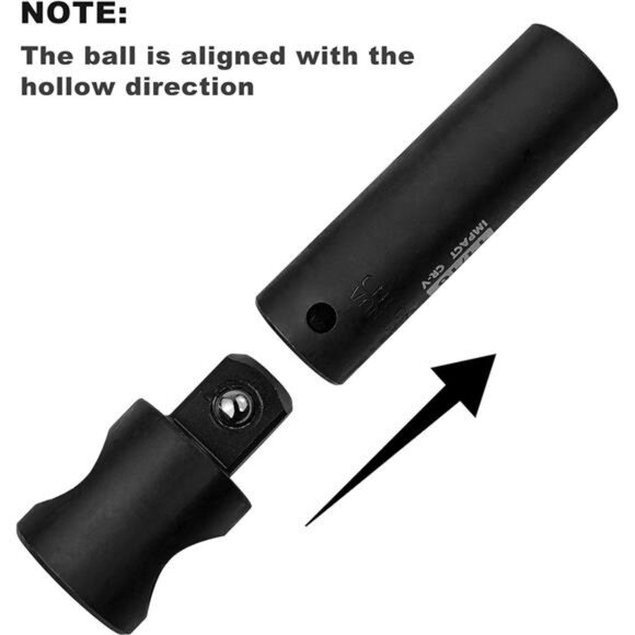 3/8-Inch Drive Impact Socket Set, - Picture 5 of 7